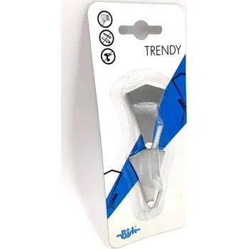 Věšák Háček bez vrtání Bisk šedý