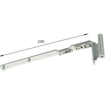 Okenní klika G-U horní rameno nůžek pro otevíravě-sklopné křídla Velikost | Rozsah použití [mm]: 280 – 500, Systém: 12/20-9