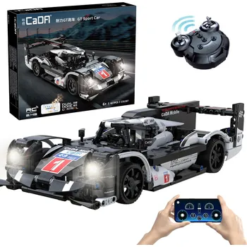 RC model auta CaDA bricks Dálkově ovládané velké sportovní auto 31 cm GT Sport Car 427 kusů RC