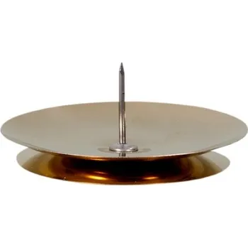 Svícen Svícen kov 50mm S37 stojatý zlatý