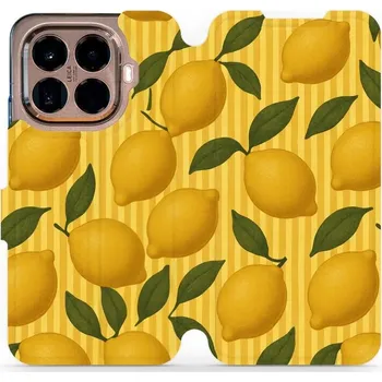 Pouzdro na mobilní telefon Flipové pouzdro Mobiwear - Xiaomi 15T Pro - VP81S Citrony (Knížkové flip pouzdro, obal, kryt na mobil Xiaomi 15T Pro - VP81S Citrony, materiál Umělá kůže + TPU - ochrana 360°, stojánek, silikonová vanička, magnetické zavírání)