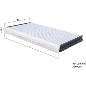 Kabinový filtr Filtr, vzduch v interiéru MAHLE LAK 173/S