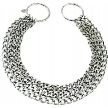 Obojek pro psa Stahovací obojek TROJITÝ DUSÍCÍ Tréninkový XL