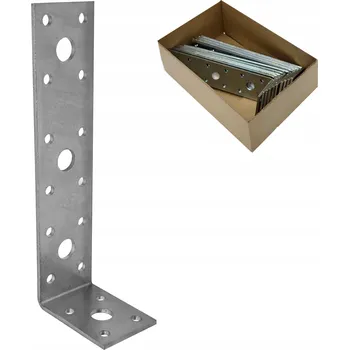 Tesařské kování Tesařský úhelník spojovací KL5 ocelový pozinkovaný 50x150x35x2,5 Spojka