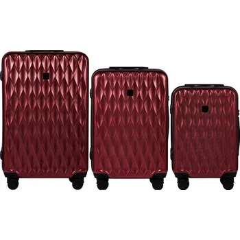 Wings Sada pevných kufrů z polykarbonátu Golden Eagle 198 l