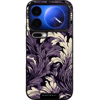 Pouzdro na mobilní telefon Lesklý kryt Mobiwear Glossy - Xiaomi 17 Pro - GA46G Fialové rostliny (Prémiové lesklé pouzdro, obal, kryt Mobiwear Glossy na mobil Xiaomi 17 Pro - GA46G Fialové rostliny, materiál Plast + TPU silikon - krytí po všech stranách, neošoupatelný potisk, tenké)