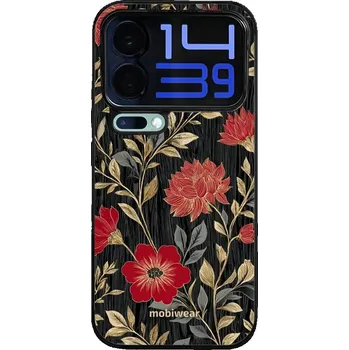 Pouzdro na mobilní telefon Lesklý kryt Mobiwear Glossy - Xiaomi 17 Pro Max - V172S Červená kvítka (Prémiové lesklé pouzdro, obal, kryt Mobiwear Glossy na mobil Xiaomi 17 Pro Max - V172S Červená kvítka, materiál Plast + TPU silikon - krytí po všech stranách, neošoupatelný potisk,)