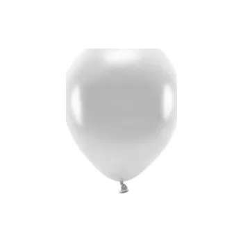 Balónek Latexové balónky Partydeco 10 kusů stříbrné