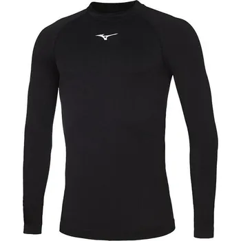 MIZUNO Core Long Sleeve Underwear/Black/White/L