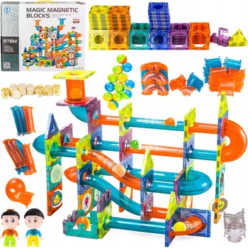 ostatní stavebnice Magnetické Stavebnice ChRLD Magnetická kuličková dráha Sada 268