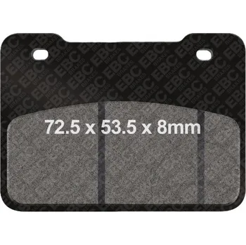 Brzdová destička Brzdové DESTIČKY EBC SFA627