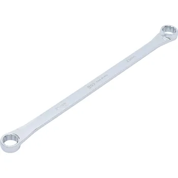 Klíč Oboustranný očkový klíč 21 x 23 mm BGS101186-21x23, extra dlouhý (BGS 101186-21x23 Oboustranný očkový klíč 21 x 23 mm, extra dlouhý)