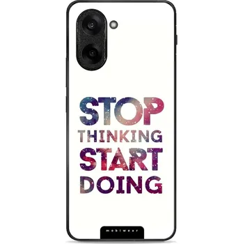 Pouzdro na mobilní telefon Lesklý kryt Mobiwear Glossy - OnePlus Nord CE5 - G078G Start doing (Prémiové lesklé pouzdro, obal, kryt Mobiwear Glossy na mobil OnePlus Nord CE5 - G078G Start doing, materiál Plast + TPU silikon - krytí po všech stranách, neošoupatelný potisk, tenké)