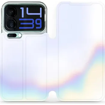 Pouzdro na mobilní telefon Flipové pouzdro Mobiwear - Xiaomi 17 Pro Max - VP64S Perleťový odstín (Knížkové flip pouzdro, obal, kryt na mobil Xiaomi 17 Pro Max - VP64S Perleťový odstín, materiál Umělá kůže + TPU - ochrana 360°, stojánek, silikonová vanička, magnetické zavírání)