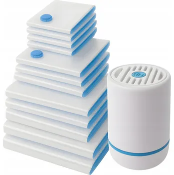 Povlečení 12x Vakuové pytle na Povlečení, deky, oblečení 40-70 cm + Elektrická pumpička