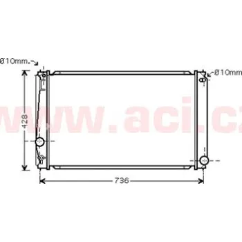 Chladič motoru Chladič, chlazení motoru ACI 53002419