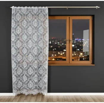 Záclona Dekorační žakárová dlouhá záclona na žabky APOLONIA 140x250 cm (cena za 1 kus) MyBestHome