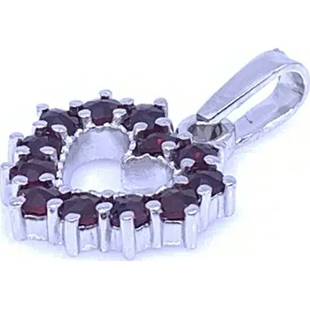 Řetízek Český Granát an Kos Jewellery Stříbrný přívěsek s granátem 14000745001