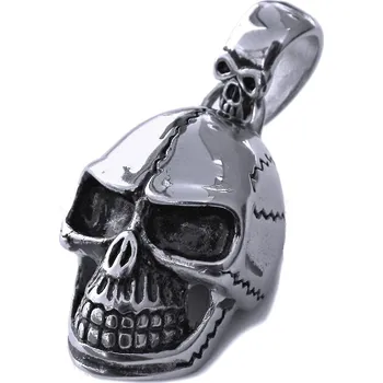 Přívěsek Ocelový přívěšek - Lebka (V025)