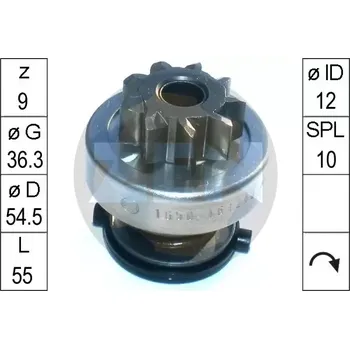 Startér ERA Volnoběžný převod startéru ERA ZN1650