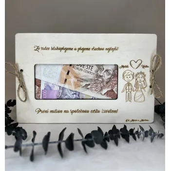 Svatební dekorace Svatební dar – blahopřejeme