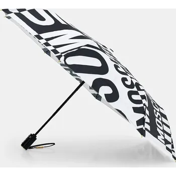Deštník Deštník Moschino černá barva, 8938 8938.openclose 99X, vel. ONE SIZE