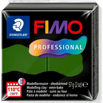 Modelovací hmota modelovací hmota FIMO Professional balení 57g . Barva 57 Listová ZELENÁ (Leaf Green).