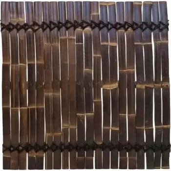 Plot Panel z bambusových lamel tmavě hnědé barvy 90 x 100 cm