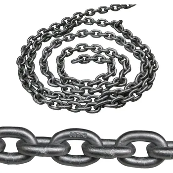 Řetěz Lofrans Žárově zinkovaný kalibrovaný řetěz DIN 766 a ISO 4565, průměr 6 mm, balení 50 metrů