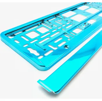 Držák SPZ Podložka pod SPZ tyrkys metalíza (Rámeček pod SPZ)