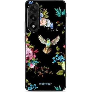 Pouzdro na mobilní telefon Lesklý kryt Mobiwear Glossy - OnePlus Nord 5 - G041G - Ptáček a květy (Prémiové lesklé pouzdro, obal, kryt Mobiwear Glossy na mobil OnePlus Nord 5 - G041G - Ptáček a květy, materiál Plast + TPU silikon - krytí po všech stranách, neošoupatelný potisk, tenk