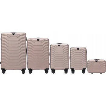 Wings Sada tvrdých kufrů ABS PEAFOWL 241 l