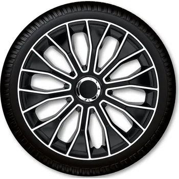 Disk Poklice na kola Voltec Pro White Black (Kryty kol černé)
