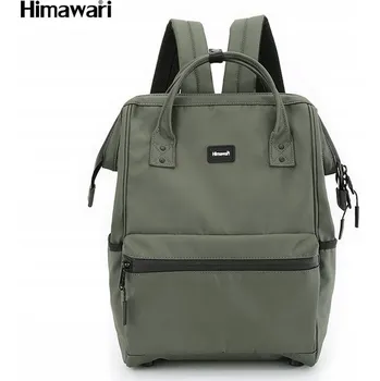 turistický batoh Batoh Himawari 1884 na notebook 15,6 - 16,4 s USB, voděodolný, zelený