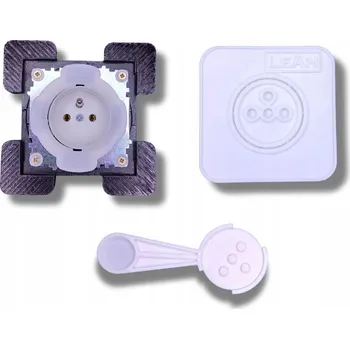 Elektrická zásuvka Skrytá zásuvka 1x pro světlé obklady