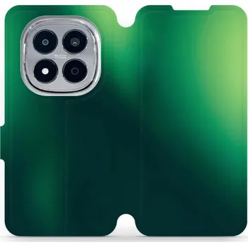 Pouzdro na mobilní telefon Flipové pouzdro Mobiwear - Xiaomi Redmi Note 15 Pro 5G - VP61S Zelený odstín (Knížkové flip pouzdro, obal, kryt na mobil Xiaomi Redmi Note 15 Pro 5G - VP61S Zelený odstín, materiál Umělá kůže + TPU - ochrana 360°, stojánek, silikonová vanička, magnetické)