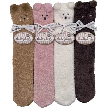 Dámské ponožky Taubert dárkově balené veselé protiskluzové zvířátkové ponožky Sweet mix Barva: bílá