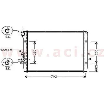 Chladič motoru Chladič, chlazení motoru ACI 58002193