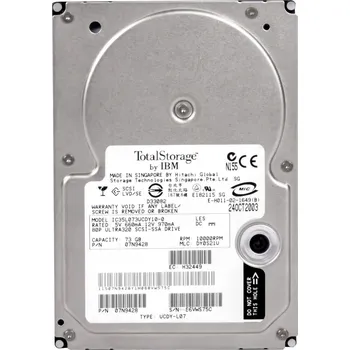 Interní pevný disk IBM 07N9428 73GB 10K SCSI 3.5" HDD (Pevný disk) IC35L073UCDY10-0