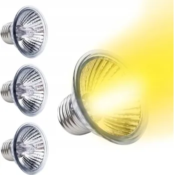 Osvětlení do terária VÝHŘEVNÁ LAMPA PRO ŽELVY, 4 ŽÁROVKY UVA UVB, VÝHŘEVNÁ LAMPA PRO PLAZY DO TERÁRIA