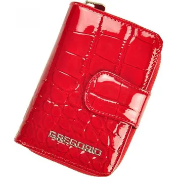 Luxusní dámská kožená peněženka Isidora croco, červená