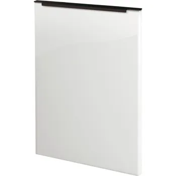 Interiérové dveře Trachea Foliovaná dvířka BOSTON / Bílé lesklé Rámová dvířka pro sklo Crepi C504 Bílá s úchytkou