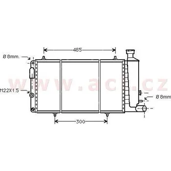 Chladič motoru Chladič, chlazení motoru ACI 09002034