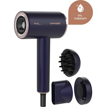 Fén Concept VV8100 BLDC PROFI Care Oil Therapy + VZ8100 PROFI Care