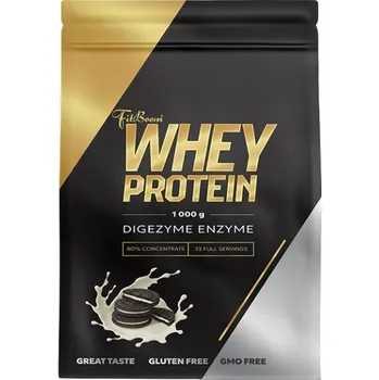Protein FitBoom Whey Protein - 1000 g Příchuť: Cookies s kousky Oreo