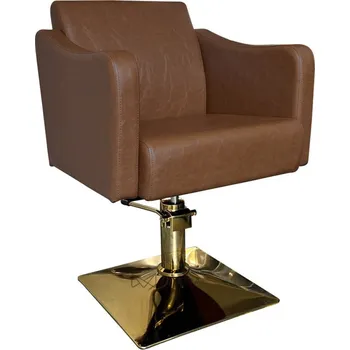 Kadeřnické křeslo Kadeřnické křeslo SAMILE GOLD - měděná hnědá