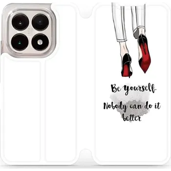 Pouzdro na mobilní telefon Flipové pouzdro Mobiwear - Xiaomi 15T - M046P Be yourself (Knížkové flip pouzdro, obal, kryt na mobil Xiaomi 15T - M046P Be yourself, materiál Umělá kůže + TPU - ochrana 360°, stojánek, silikonová vanička, magnetické zavírání)