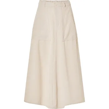 Dámská sukně esmara® Dámská manšestrová midi sukně (krémová, 40)