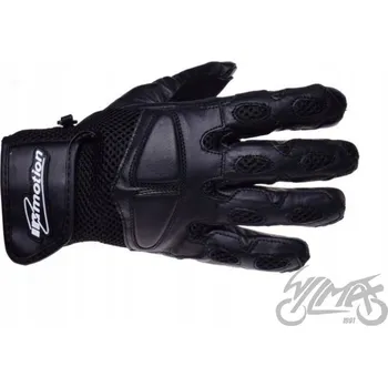 Moto rukavice MOTOCYKLOVÉ RUKAVICE ČERNÉ KOŽENÉ SÍŤOVANÉ XXXL