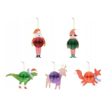 Vánoční dekorace Hladká vánoční koule Vánoční Koule cm 5 ks